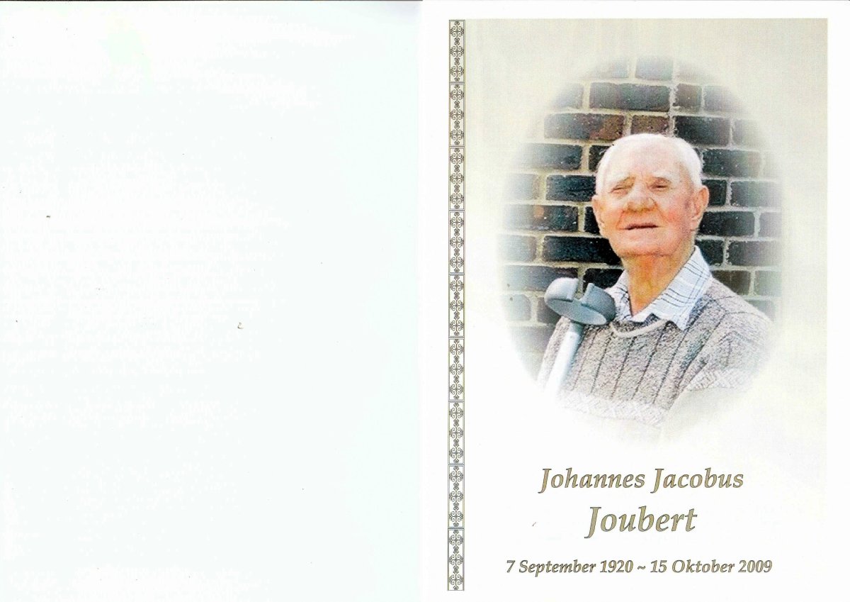 JOUBERT-Johannes-Jacobus-1920-2009-M-01
