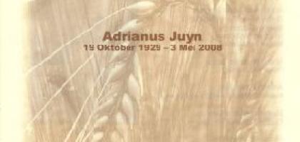 JUYN-Adrianus-1929-2008