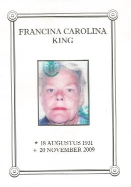 KING-Francina-Carolina-Nn-Sienie-1931-2009-F