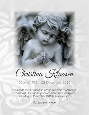 KLAASEN-Christina-1932-2019-F