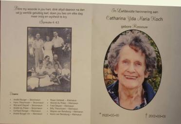 KOCH-Catharina-Yda-Maria-nee-Rossouw-1920-2012-F