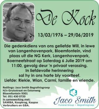 KOCK-DE-William-Henry-Fred-Nn-Will-1976-2019-M_8