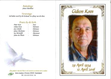 KOEN-Gideon-1934-2016-M