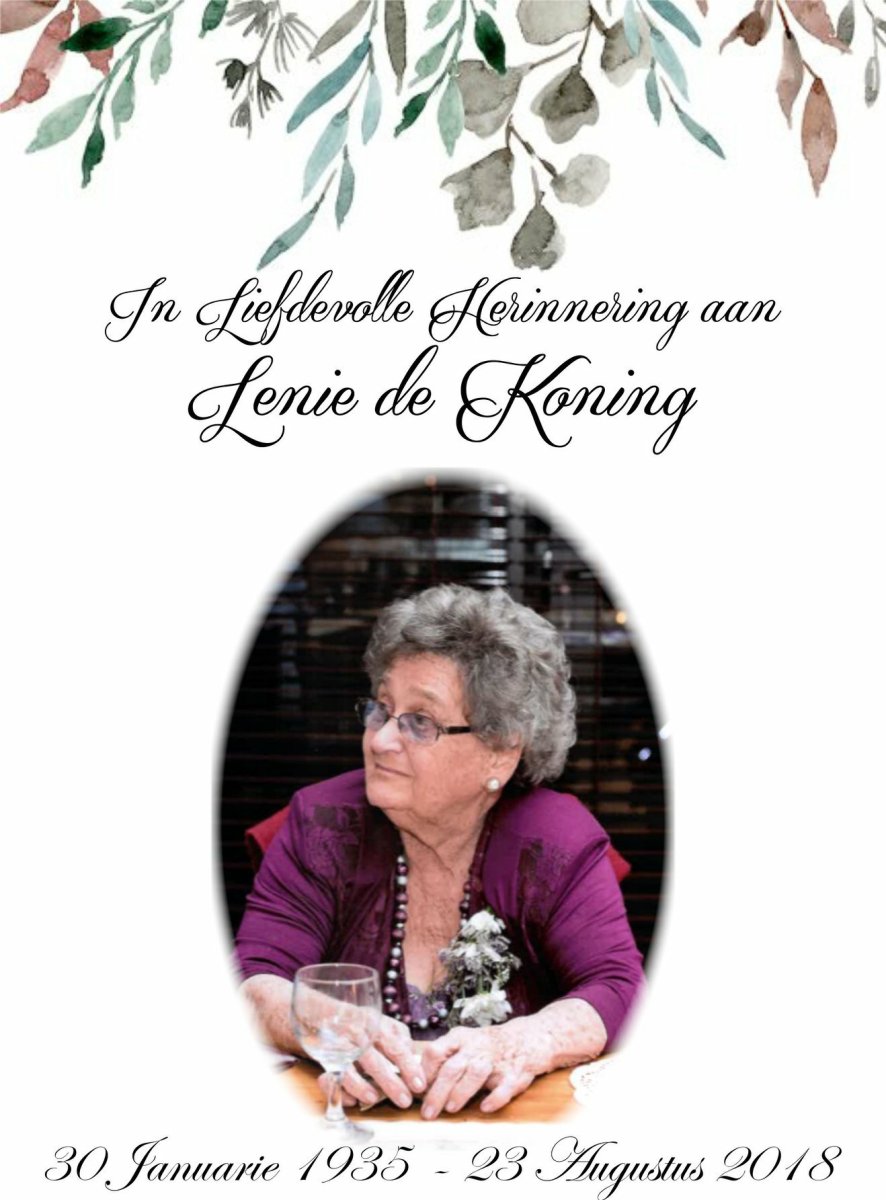 KONING-DE-Magdalena-Aletta-nee-DuPreez-Nn-Lenie-1935-2018-F-05