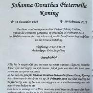 KONING-Johanna-Dorathea-Pieternella-Nn-Dorie-1925-2018-F_2