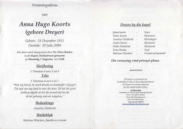 KOORTS-Anna-Hugo-nee-Dreyer-1911-2009-F