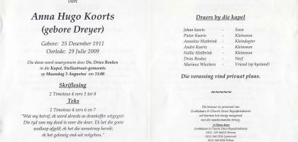 KOORTS-Anna-Hugo-nee-Dreyer-1911-2009