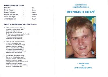 KOTZÉ-Reinhard-1990-2008-M