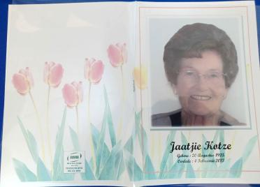 KOTZE-Jaatjie-Sophia-Nn-Jaaitjie-1925-2017-F