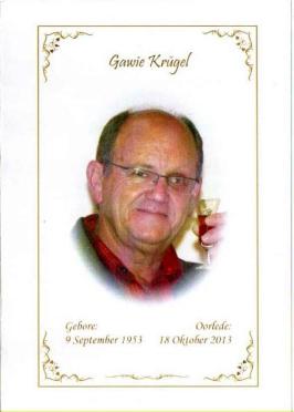KRÜGEL-Gawie-1953-2013-M-1