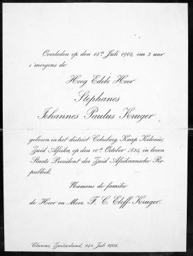 KRUGER-Stephanes-Johannes-Paulus-Nn-Paul-1825-1904-Staats Pres ZAR-M_1