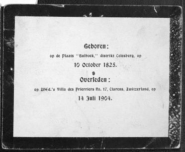KRUGER-Stephanus-Johannes-Paulus-Nn-Paul-1825-1904-Staats Pres ZAR-M_196