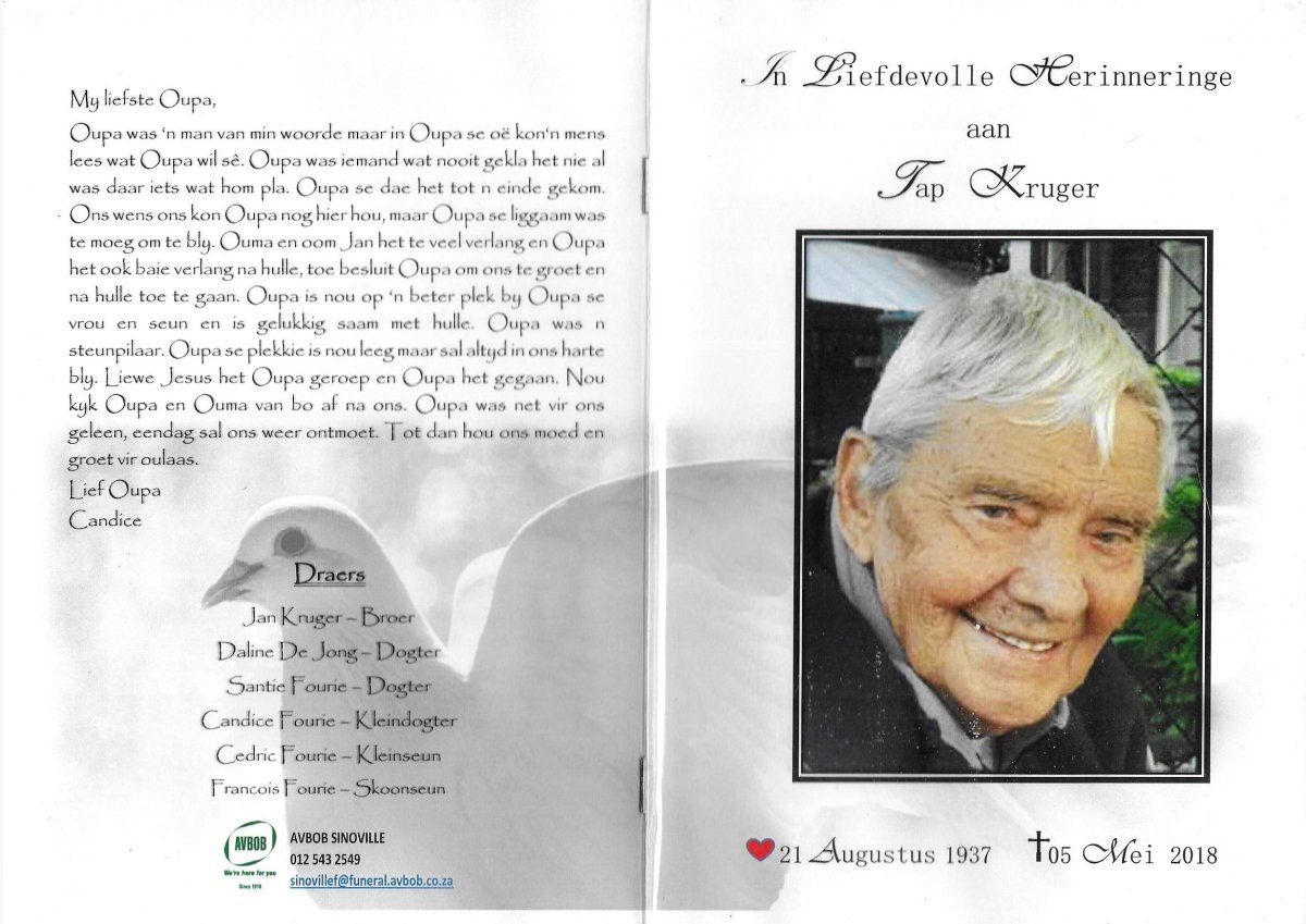 KRUGER-Tjaart-Andries-Petrus-Nn-Tap.Tappie-1937-2018-M-01