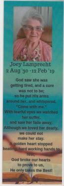 LAMPRECHT-Johanna-Nn-Joey-nee-Fourie-1930-2019-F