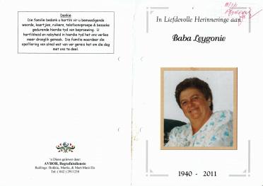 LEYGONIE-Gertruida-Nn-Karools.Baba-1940-2011-F