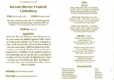 LIEBENBERG-Barend-Frederik-1934-2007