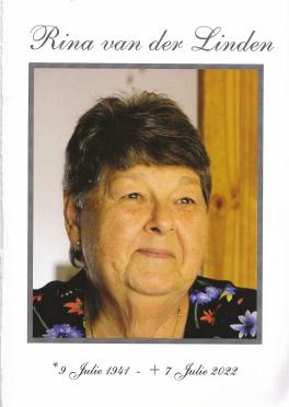 LINDEN-VAN-DER-Gertruida-Jerina-Susanna-Nn-Rina-nee-Booyse-1941-2022-F-01