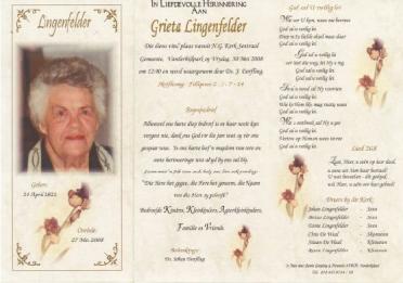 LINGENFELDER-Grieta-1921-2008-F