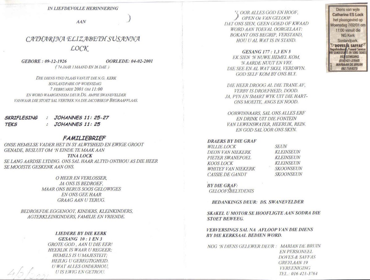 LOCK-Catharina-Elizabeth-Susanna-Nn-Tina-1926-2001-F_2