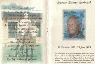 LOMBAARD-Zybrand-Lourens-1933-2001-M