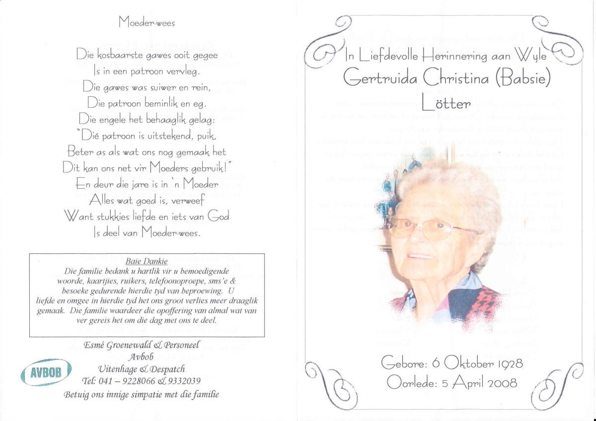 LÖTTER-Gertruida-Christina-Nn-Babsie-1928-2008-F_1