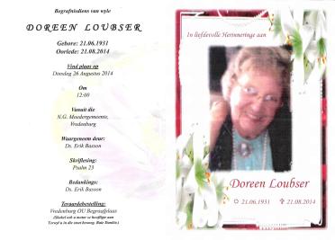 LOUBSER-Doreen-nee-Heunis-1931-2014-F