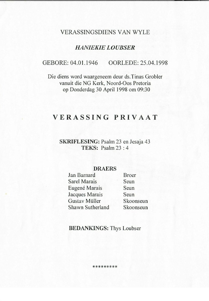 LOUBSER-Haniekie-1946-1998-F-03