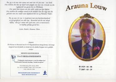 LOUW-Arauna-1929-2007-M_1