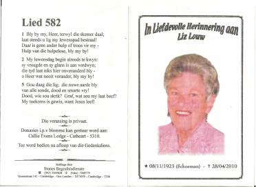 LOUW-Elizabeth-Magdalena-Nn-Liz-nee-Schoeman-1923-2010-F