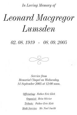 LUMSDEN-Leonard-MacGregor-1919-2005-M