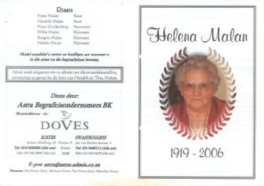 MALAN-Helena-Hendrina-Nn-Helena-nee-DeBruyn-1919-2006-F