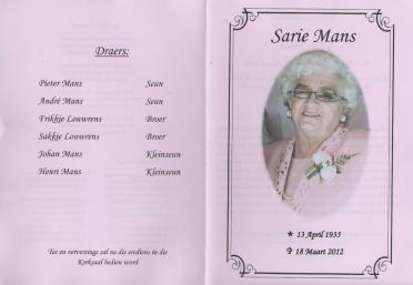 MANS-Sarah-Nn-Sarie-1935-2012-F