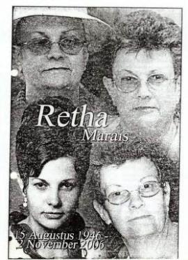 MARAIS-Retha-1946-2006-F