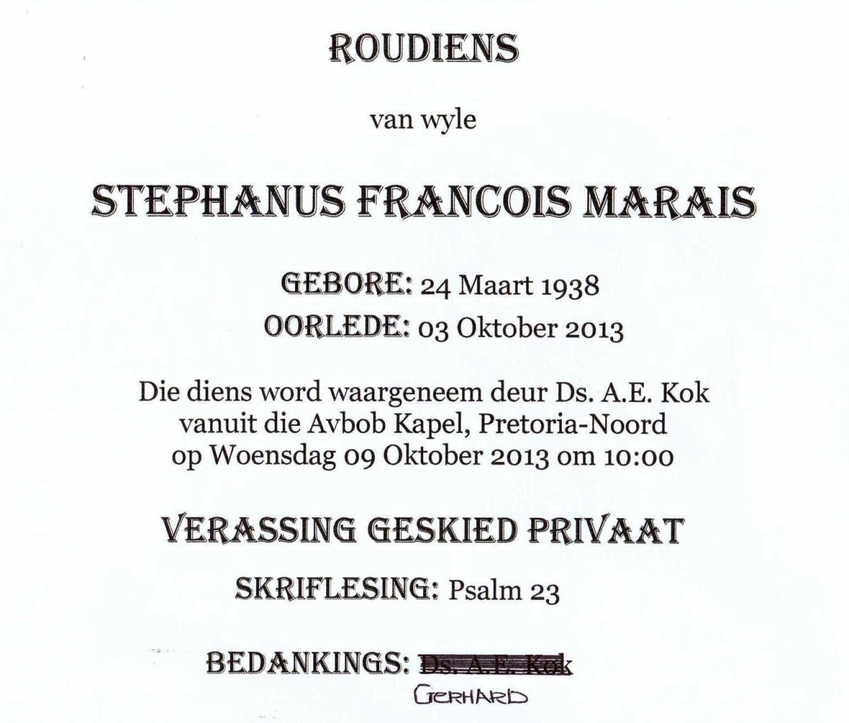 MARAIS-Stephanus-Francois-Nn-Buks-1938-2013-M_3