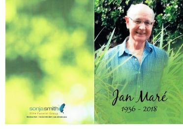 MARÉ-Johannes-Albert-Nn-Jan-1936-2018-M