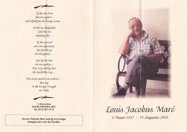 MARÉ-Louis-Jacobus-1937-2006-M