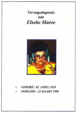 MAREE-Elsebe-nee-Wilson-1929-1998-F