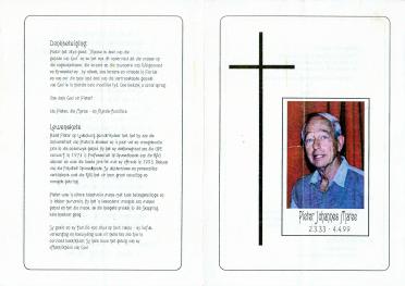 MAREE-Pieter-Johannes-Nn-Pieter-1933-1999-M