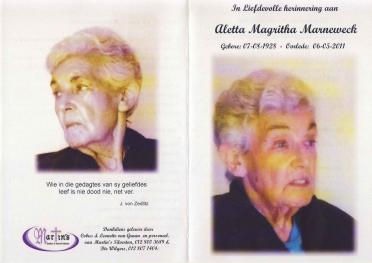 MARNEWECK-Aletta-Magritha-Nn-Happy-1928-2011-F_1