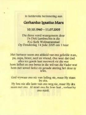 MARX-Gerhardus-Ignatius-Nn-Naas-1940-2005-M