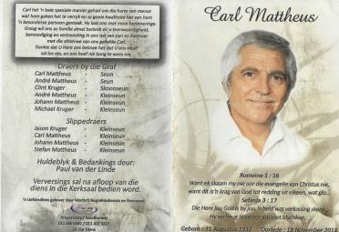 MATTHEUS-Carl-Frederick-Benjamin-Nn-Carl-1932-2012-M