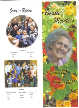 MEINTJES-Isabella-Magretha-Nn-Bessie-1928-2015-F