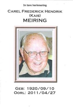 MEIRING-Carel-Frederick-Nn-Kais-1920-2011-M