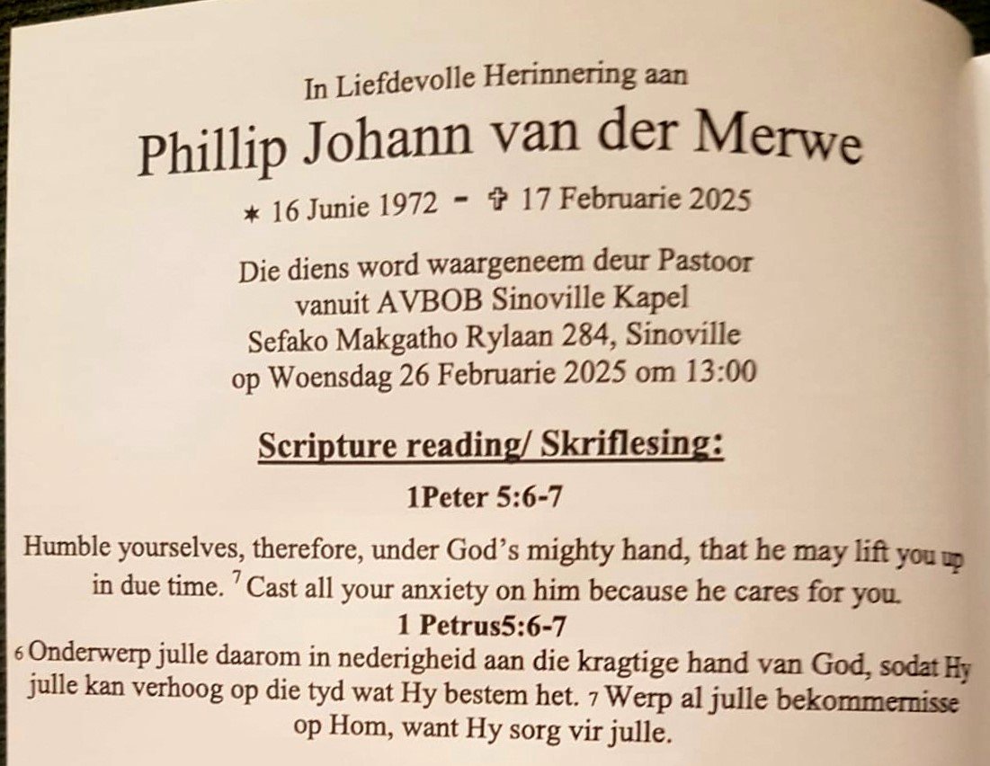 MERWE-VAN-DER-Phillip-Johann-1972-2025-M-99