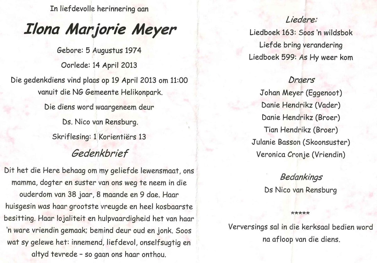 MEYER, Ilona Marjorie nee HENDRIKZ 1974-2013_02