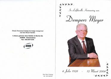 MEYER-Willem-Dempers-Nn-Dempers-1928-2004-M