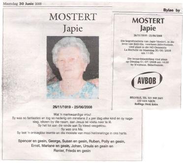 MOSTERT-Jacomina-Daniëlina-Nn-Japie-nee-VanRooyen-1919-2008-F