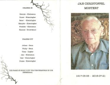 MOSTERT-Jan-Christoffel-Nn-OupaJan-1917-2016-M