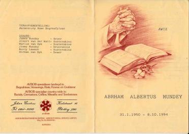 MUNDEY-Abrham-Albertus-1950-1994-M