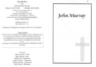 MURRAY-John-Herman-Nn-John-1928-2003-M